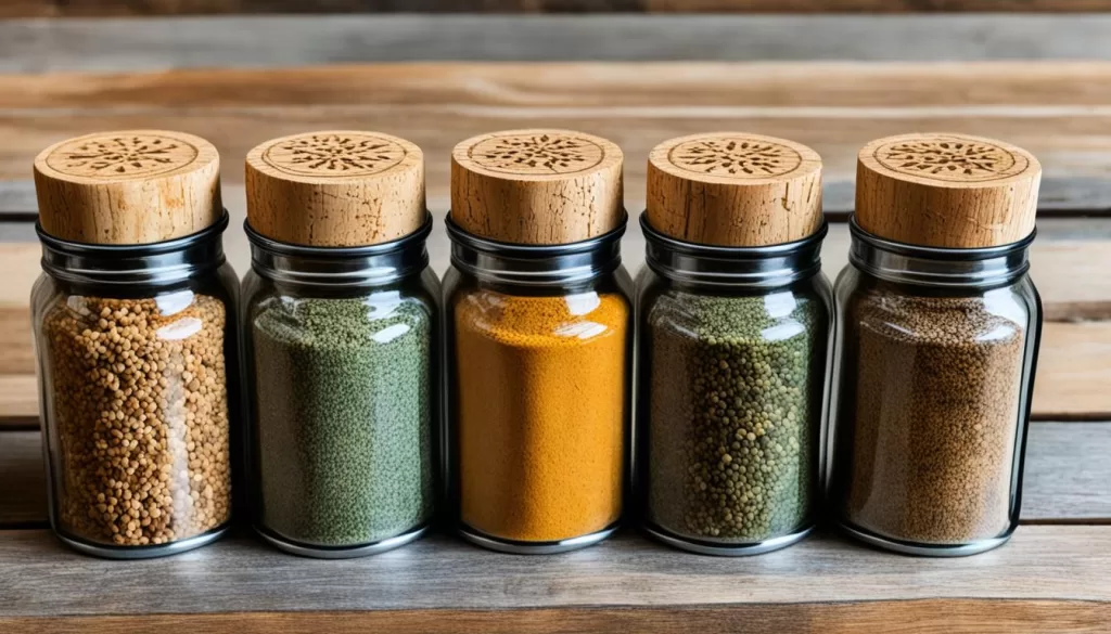 eco-friendly spice jars eco-friendly spice jars