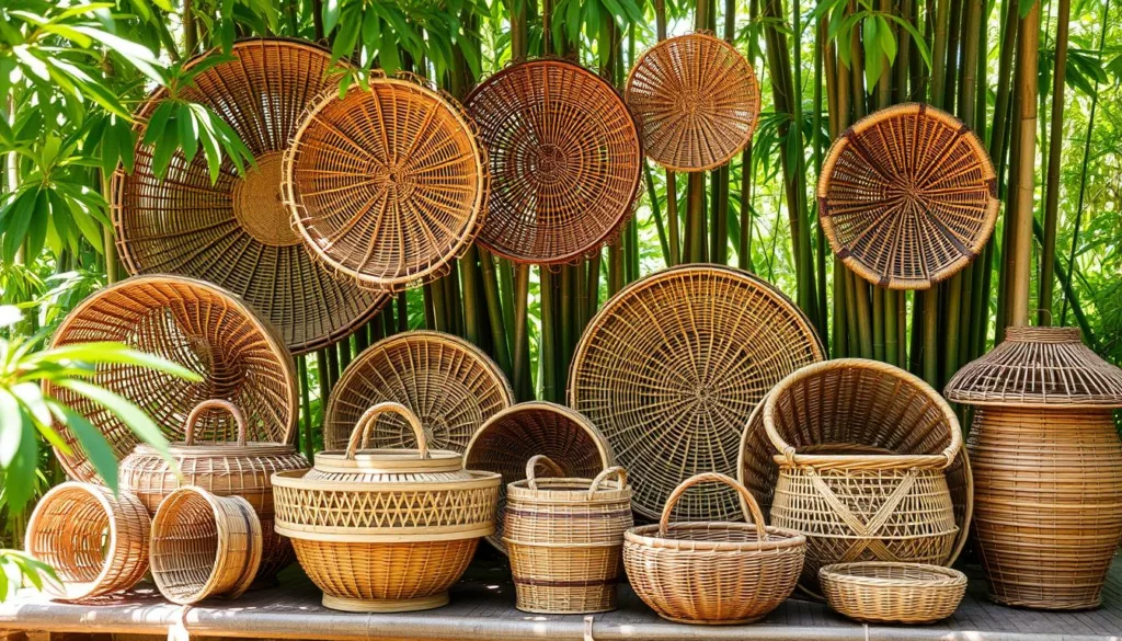 Bamboo baskets Bamboo baskets