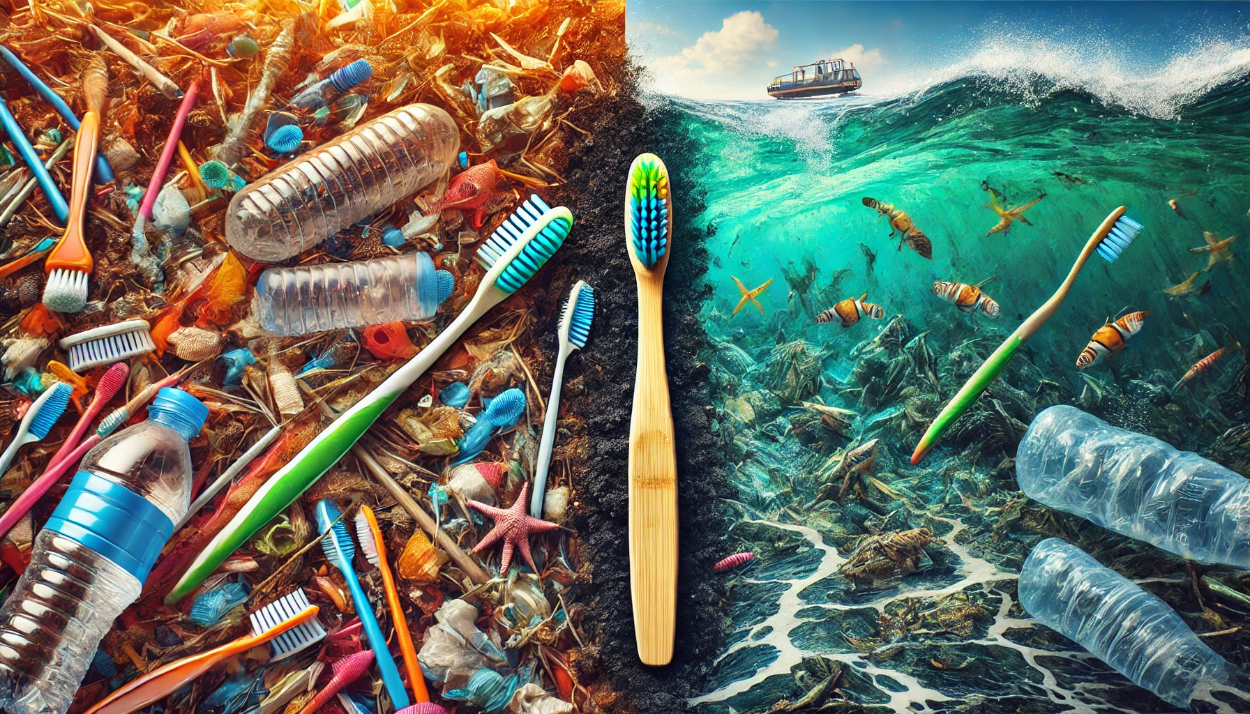 33 1 Comparison of bamboo toothbrush benefits vs. plastic toothbrush waste.