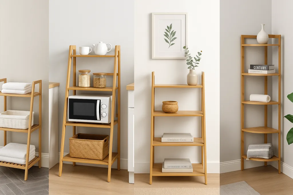 Bamboo Shelves Racks