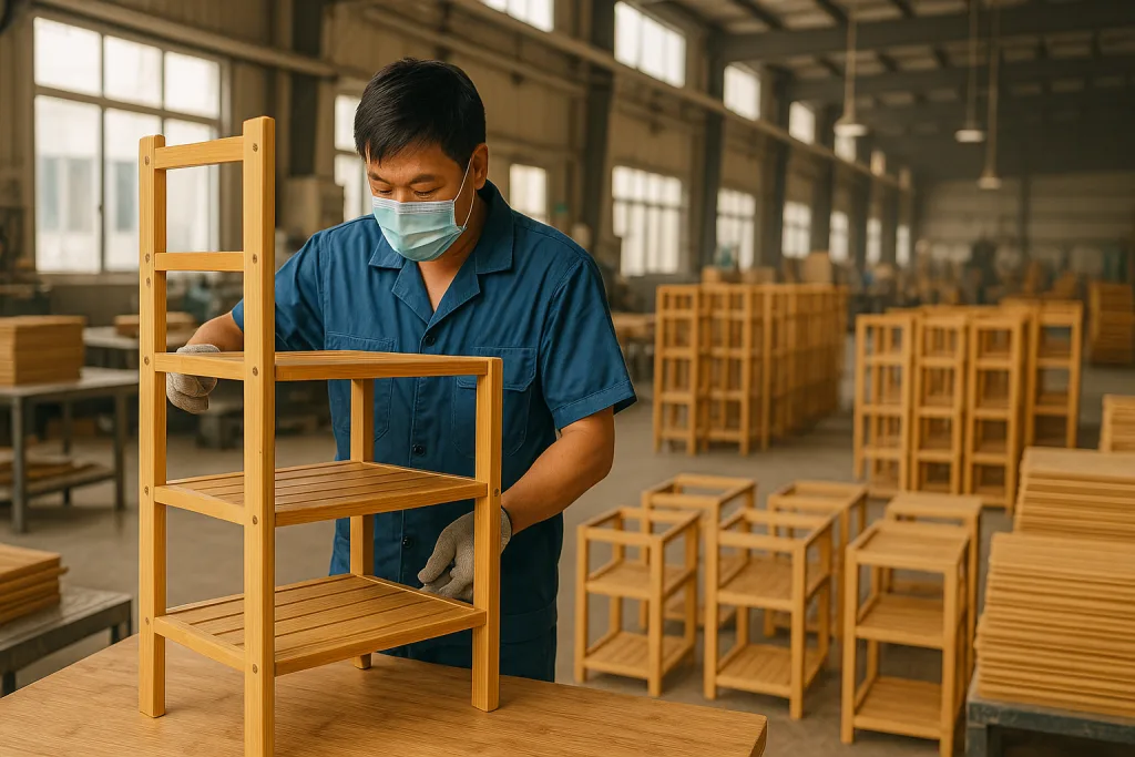 Bamboo Shelves & Racks Manufacture