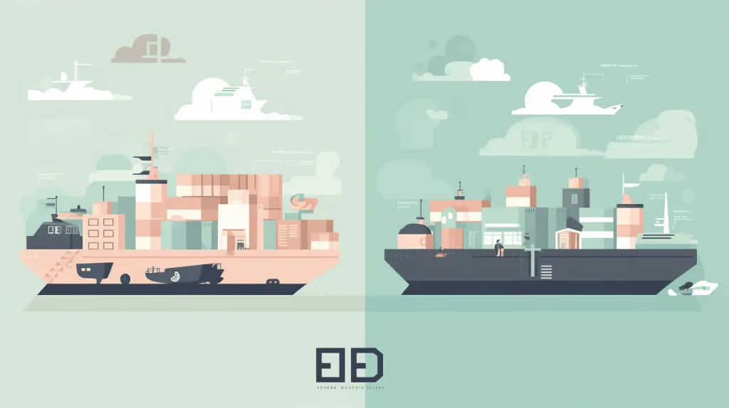 FOB vs. CIF vs. DDP Infographic showing small, medium, and large bamboo trays with estimated wholesale prices below each.