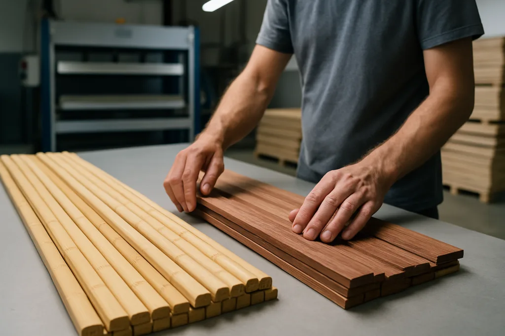 bamboo hardwood slat sorting tray production bamboo hardwood slat sorting tray production