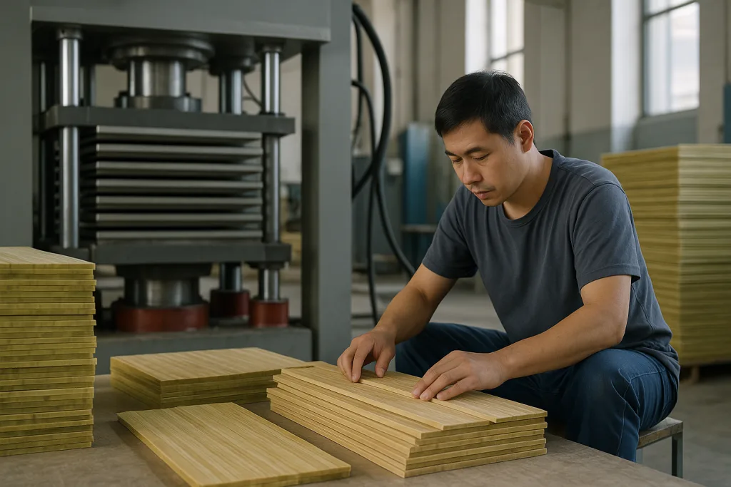 bamboo slat sorting press bamboo slat sorting press