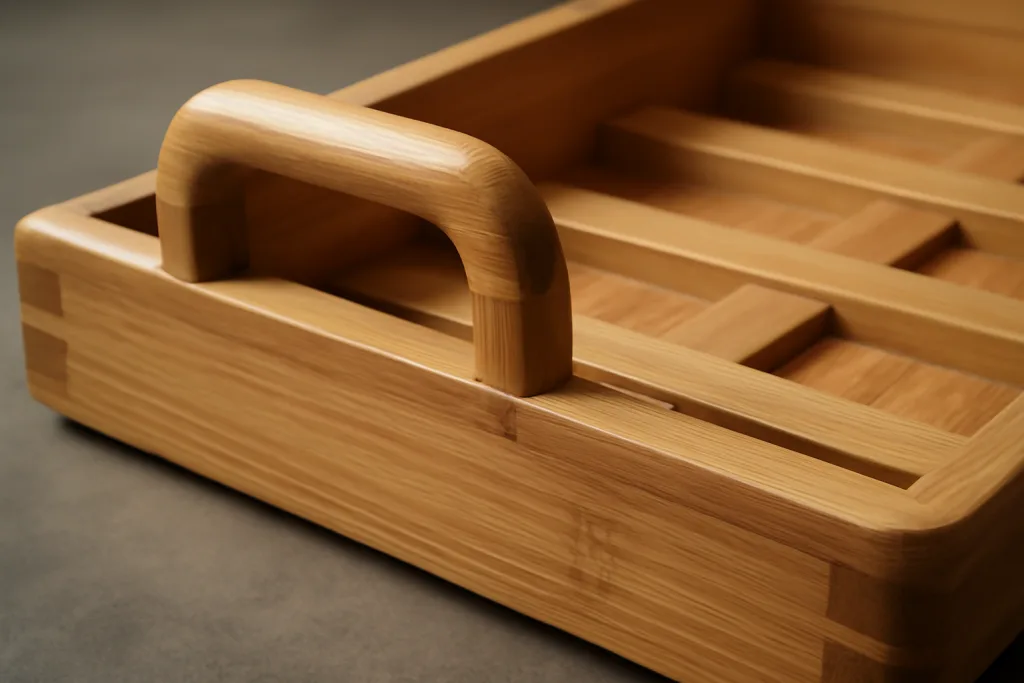 bamboo tray rib handle geometry bamboo tray rib handle geometry