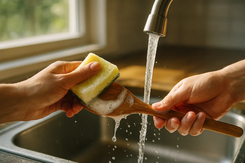 cleaning wooden spoon mild detergent cleaning wooden spoon mild detergent