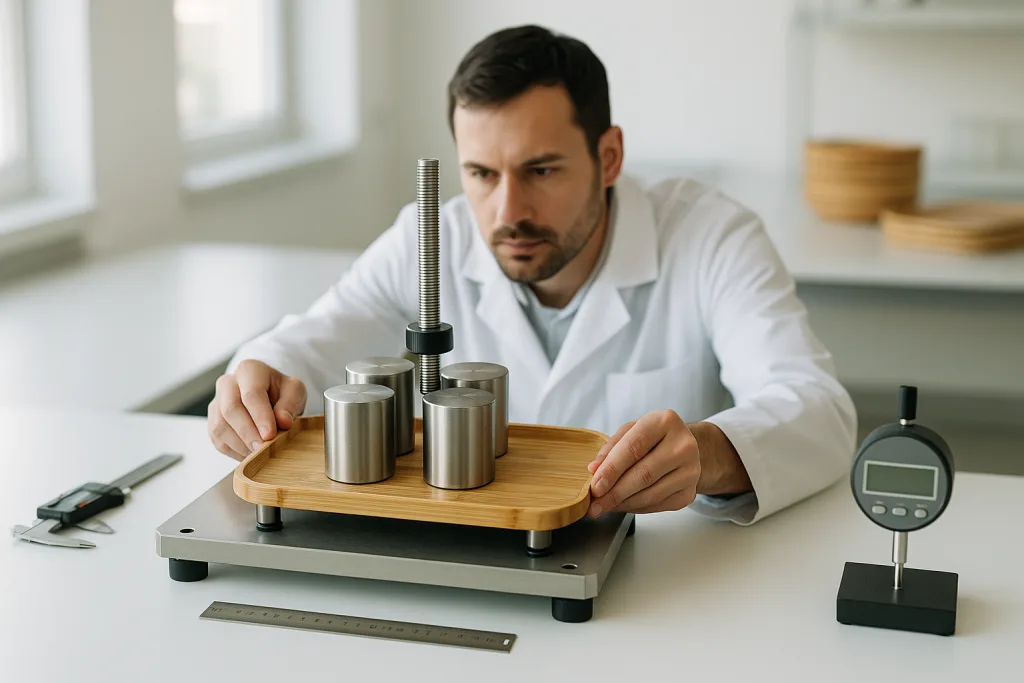 lab load testing bamboo tray lab load testing bamboo tray