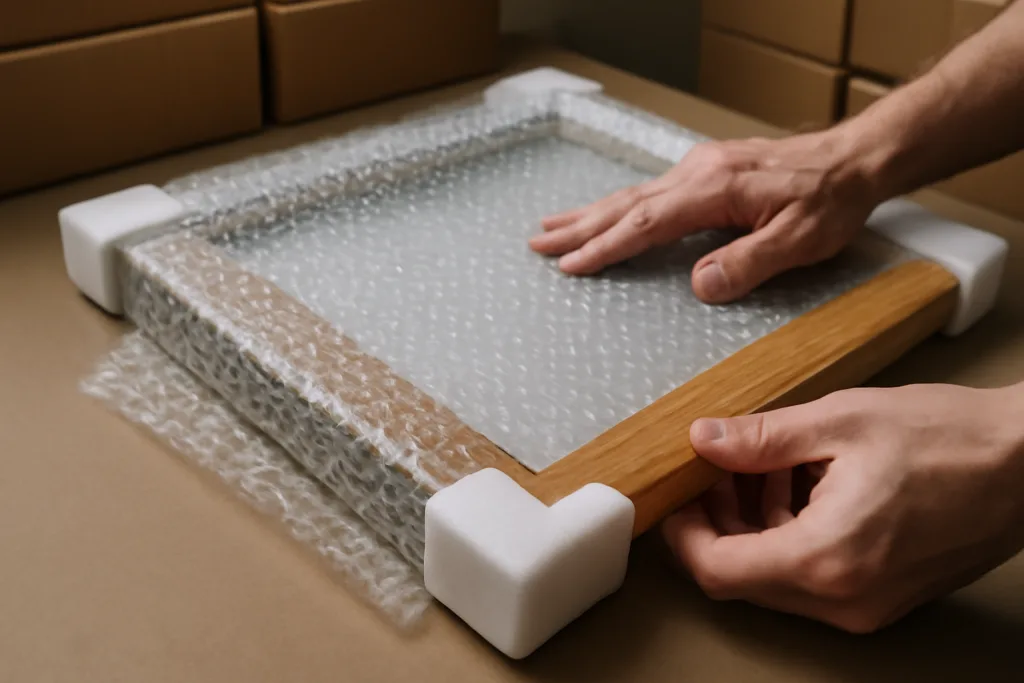 packaging bamboo wooden photo frame packaging bamboo wooden photo frame