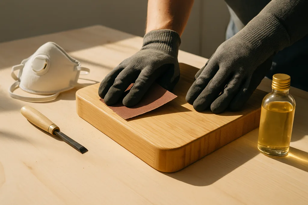 safe sanding wooden cutting board safe sanding wooden cutting board