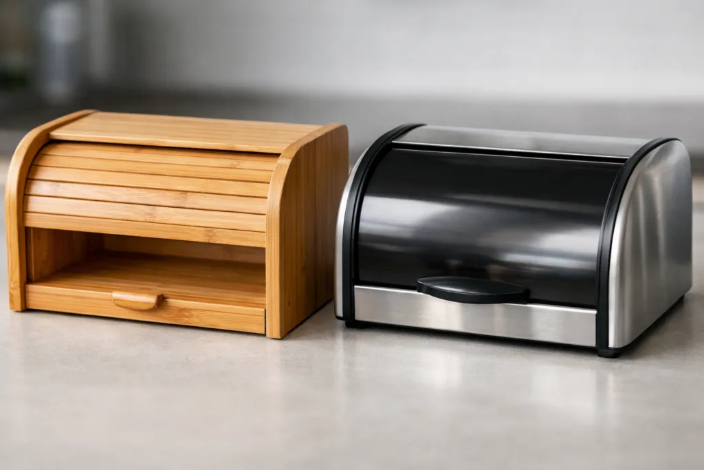 bamboo metal bread box comparison bamboo metal bread box comparison
