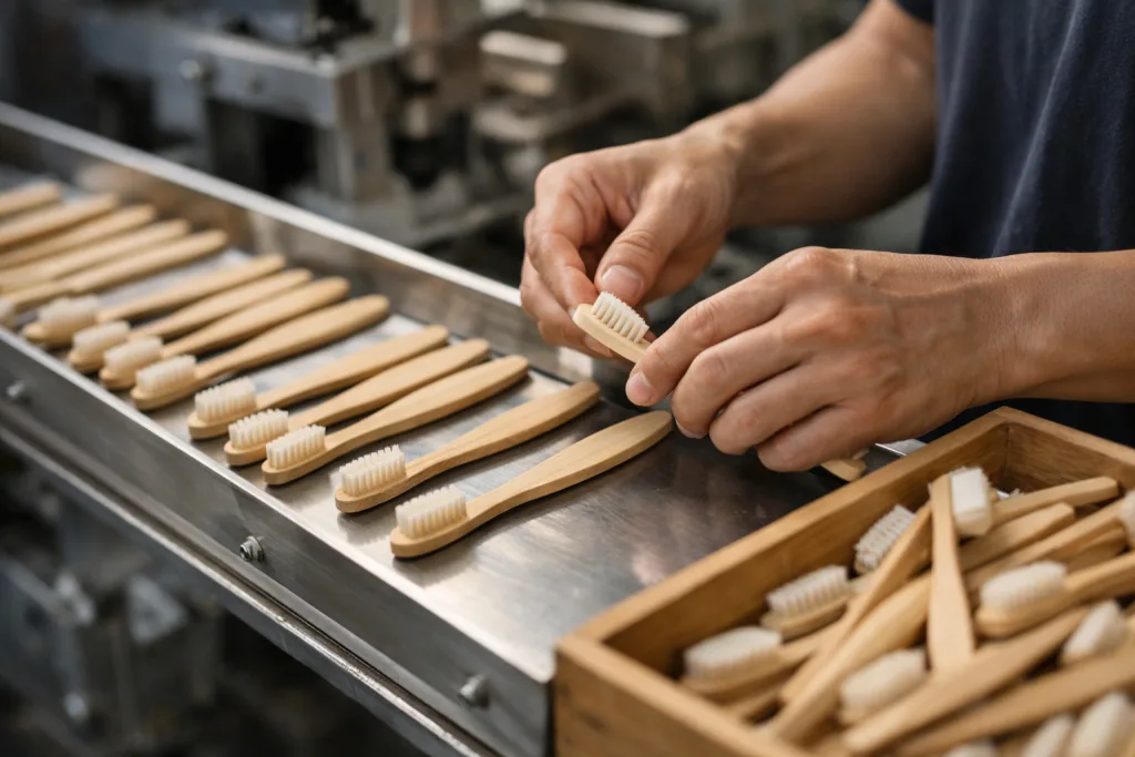 bamboo toothbrush factory production bamboo toothbrush factory production