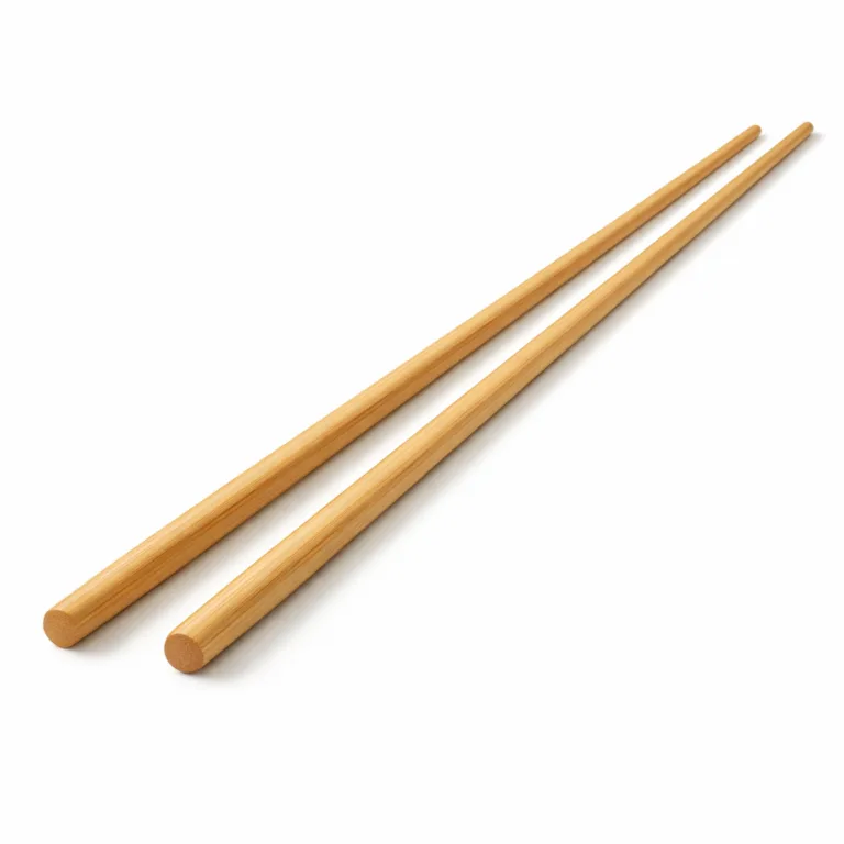 Classic extra-long bamboo cooking chopsticks crafted with a smooth, natural finish and rounded ends for comfortable use.