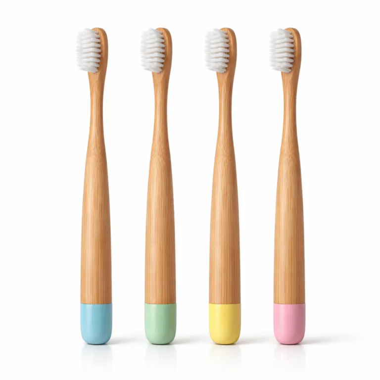 This variant features a carbonized moso bamboo handle, a beveled color-coded base, and a contemporary look, providing extra durability and a richer hue.