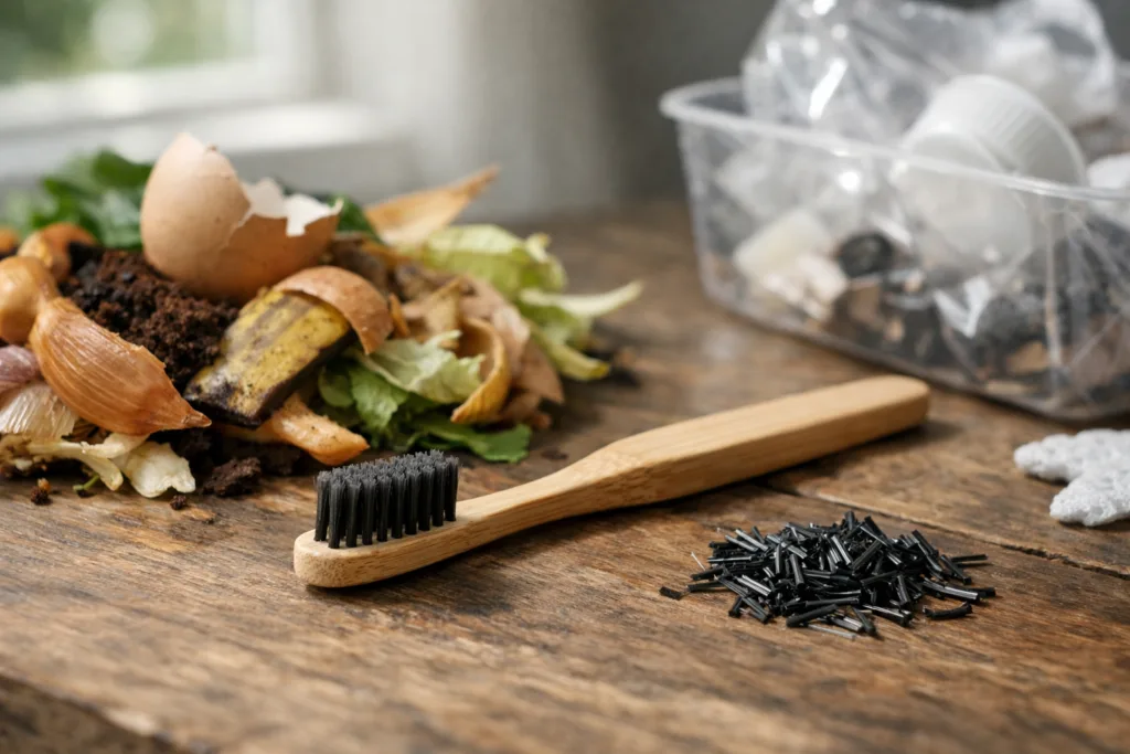 compost charcoal bamboo toothbrush compost charcoal bamboo toothbrush