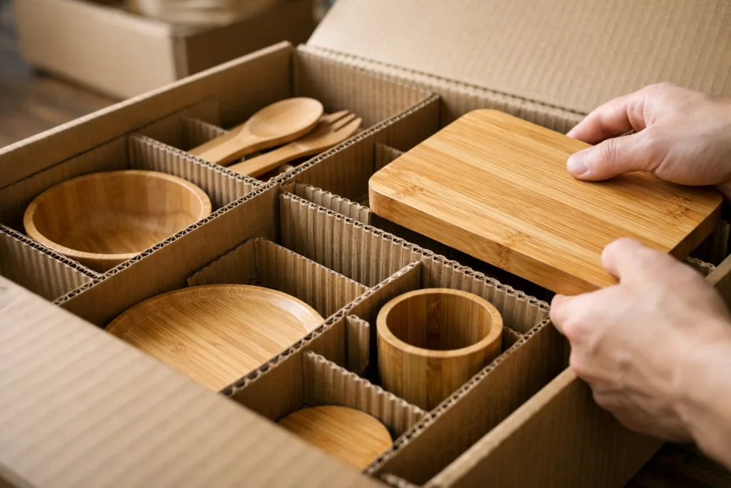 packing bamboo products export packing bamboo products export