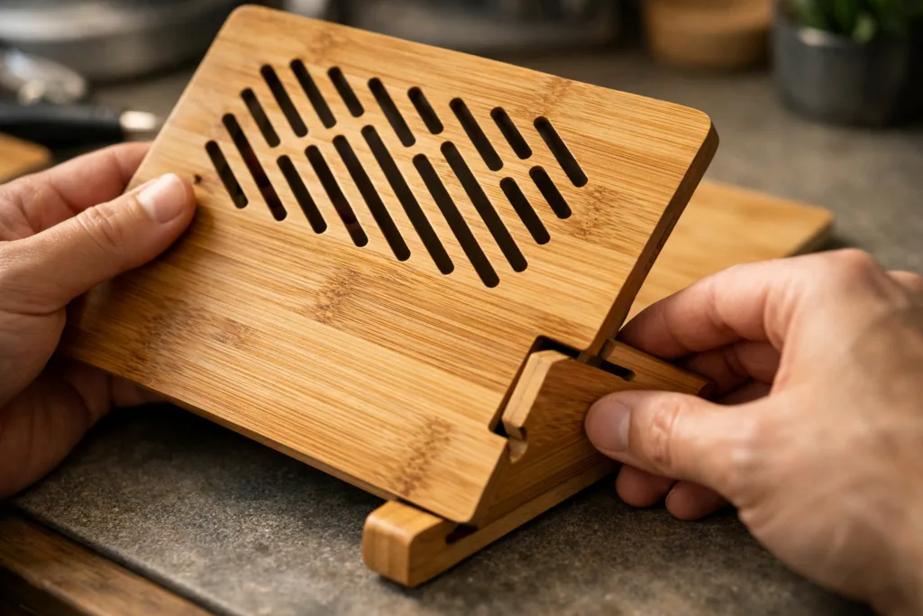 assembling bamboo vented laptop stand assembling bamboo vented laptop stand