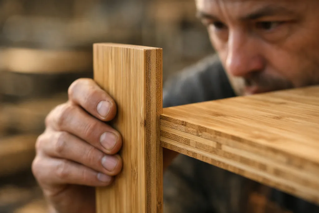 bamboo grain craftsman inspection bamboo grain craftsman inspection