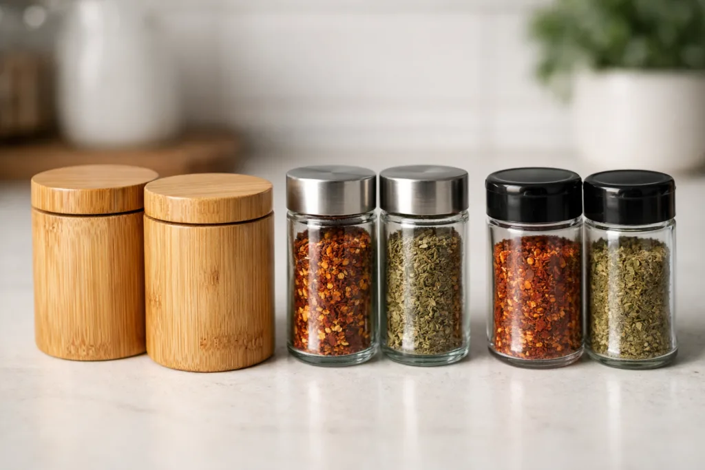 bamboo vs glass plastic jars bamboo vs glass plastic jars