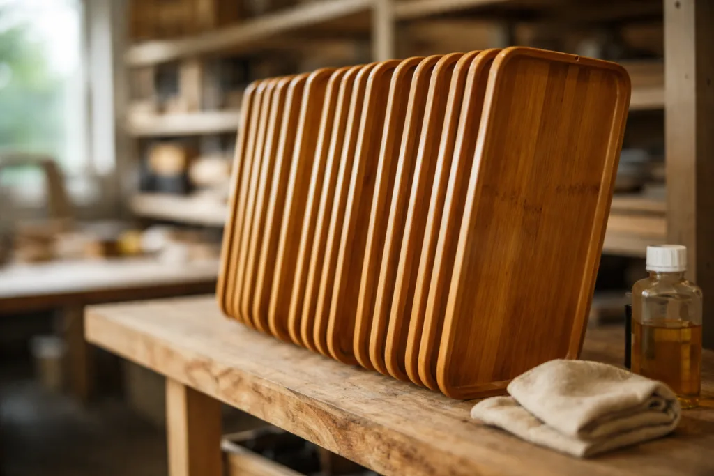 drying polished bamboo trays drying polished bamboo trays