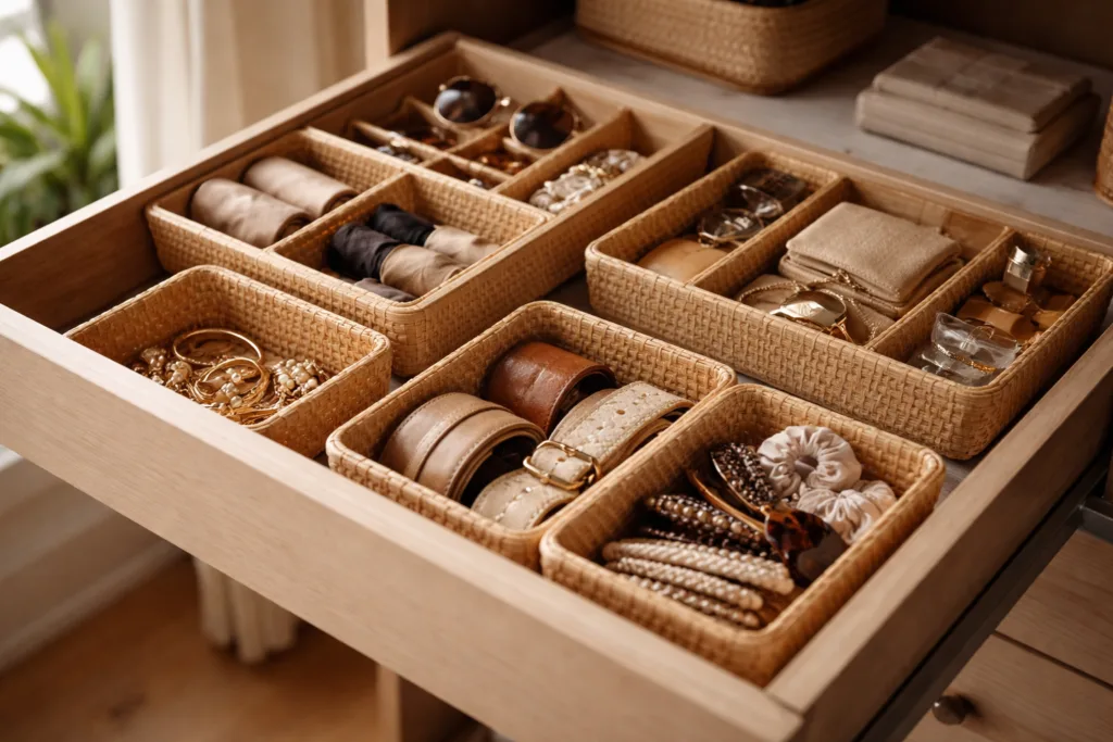 closet organization bamboo dividers accessory storage closet organization bamboo dividers accessory storage