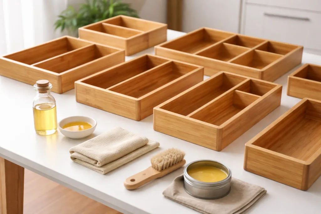 maintaining bamboo organizers maintaining bamboo organizers