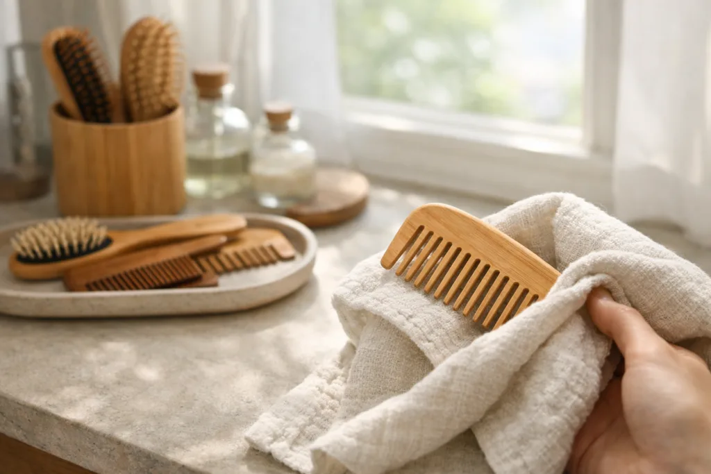 wooden bamboo comb drying storage wooden bamboo comb drying storage