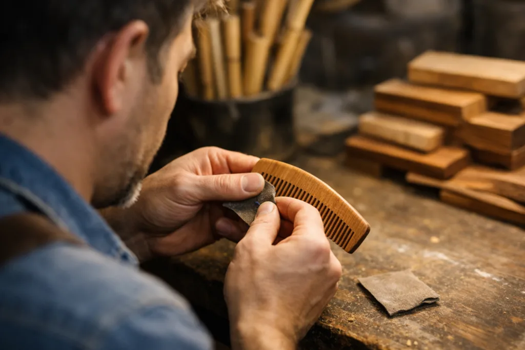 workshop crafting wooden comb workshop crafting wooden comb