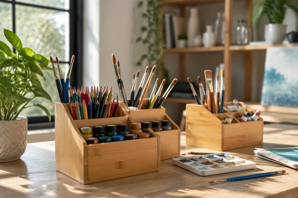 art supplies bamboo caddies studio art supplies bamboo caddies studio