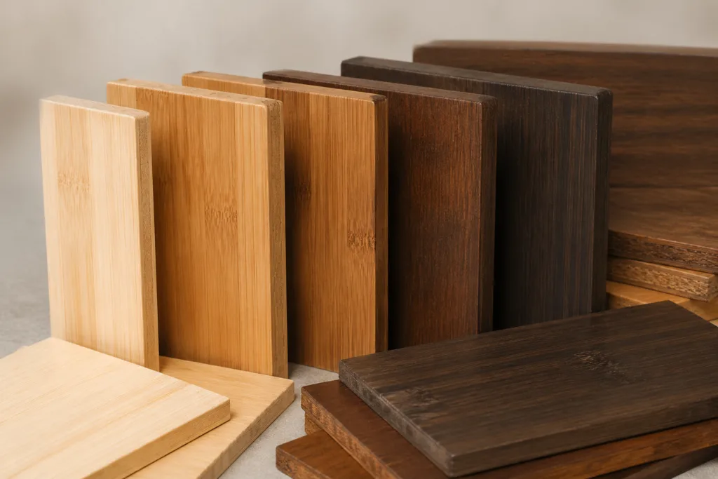 carbonized bamboo wood display carbonized bamboo wood display