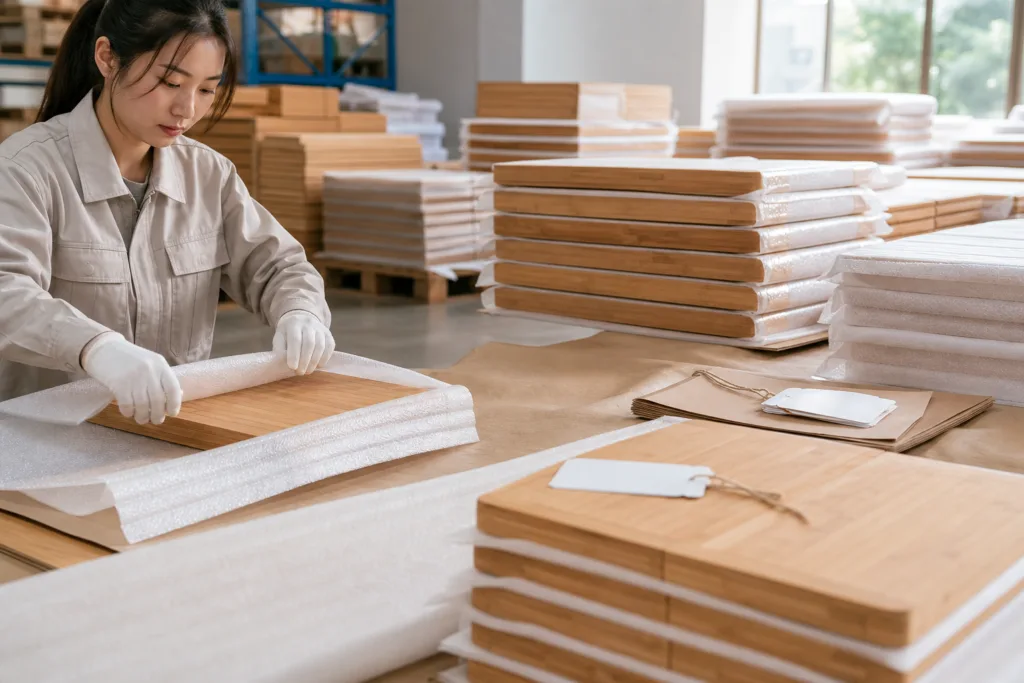 bamboo board packaging shipping qc bamboo board packaging shipping qc