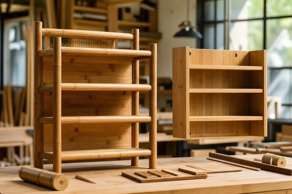 freestanding vs wall mounted bamboo shelves workshop freestanding vs wall mounted bamboo shelves workshop