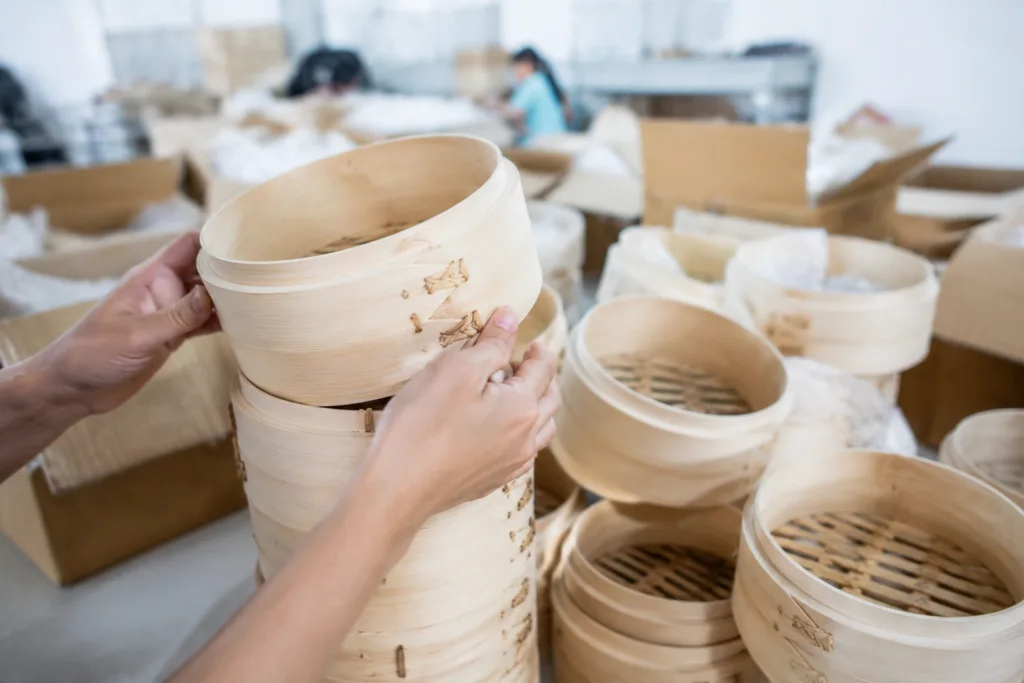 high quality bamboo steamer delivery inspection