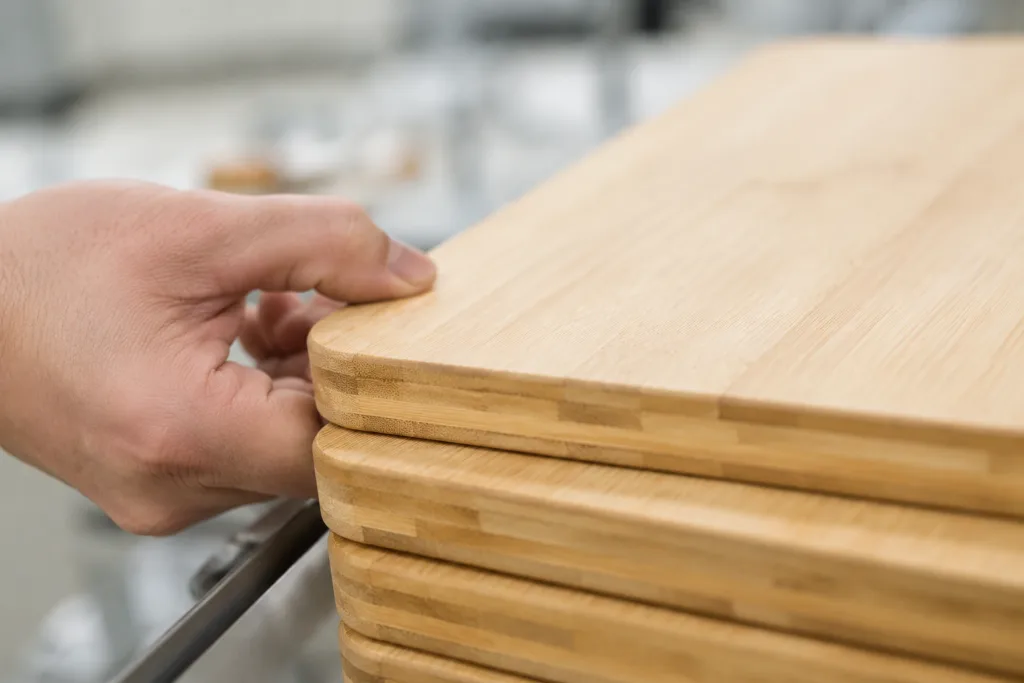quality control bamboo cutting boards