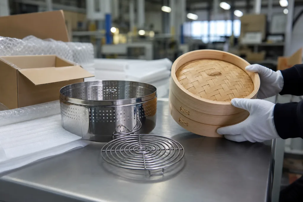 steamer quality inspection packaging