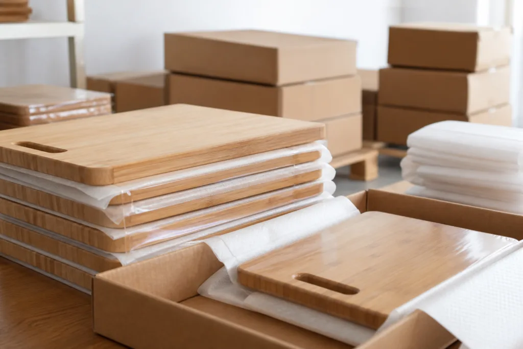 bamboo board packaging qc