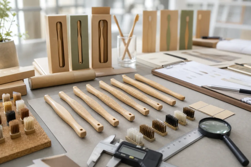 bamboo toothbrush sampling qc