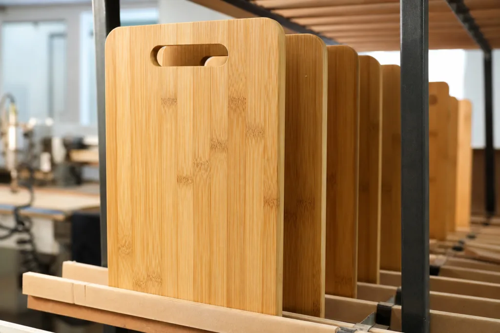 drying finishing bamboo boards